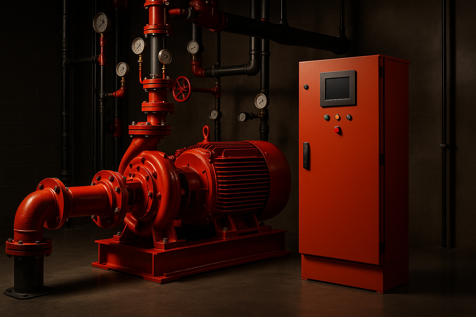 Commercial Fire Pump Installation
