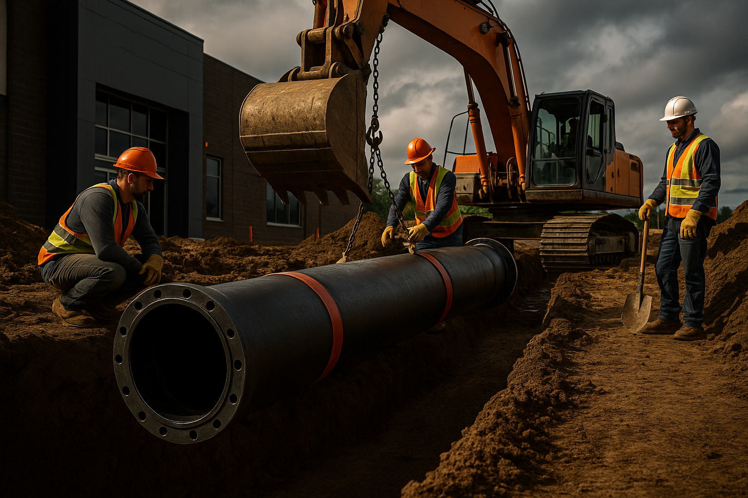 Underground Fire Protection System Installation